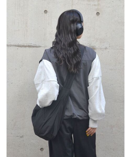 Ungrid(アングリッド)の「コットンショルダーバッグ(ショルダーバッグ・レディース・その他1/ブラック・FREE)」の13枚目の写真