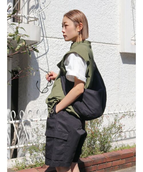 Ungrid(アングリッド)の「コットンショルダーバッグ(ショルダーバッグ・レディース・その他1/ブラック・FREE)」の15枚目の写真