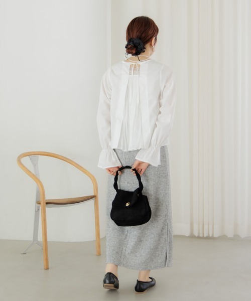 flower(フラワー)の「メニーリボンシュシュ(シュシュ・レディース・アイボリー/ブラック・FREE)」の8枚目の写真