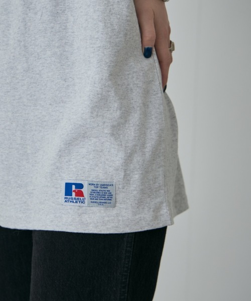 CREOLME（クレオルム）の「(CREOLME)〈ROSE BUD別注〉RUSSELL ATHLETIC×CREOLME 別注Tシャツ（Tシャツ/カットソー・レディース・グレー/ホワイト系その他・FREE）」の21枚目の写真