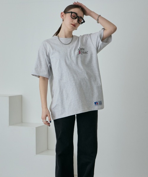 CREOLME（クレオルム）の「(CREOLME)〈ROSE BUD別注〉RUSSELL ATHLETIC×CREOLME 別注Tシャツ（Tシャツ/カットソー・レディース・グレー/ホワイト系その他・FREE）」の13枚目の写真