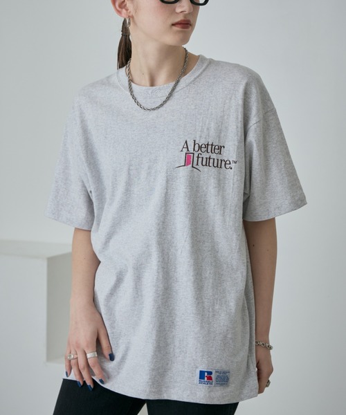 CREOLME（クレオルム）の「(CREOLME)〈ROSE BUD別注〉RUSSELL ATHLETIC×CREOLME 別注Tシャツ（Tシャツ/カットソー・レディース・グレー/ホワイト系その他・FREE）」の16枚目の写真