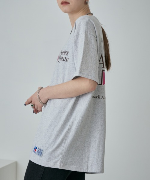 CREOLME（クレオルム）の「(CREOLME)〈ROSE BUD別注〉RUSSELL ATHLETIC×CREOLME 別注Tシャツ（Tシャツ/カットソー・レディース・グレー/ホワイト系その他・FREE）」の17枚目の写真