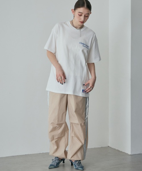 CREOLME（クレオルム）の「(CREOLME)〈ROSE BUD別注〉RUSSELL ATHLETIC×CREOLME 別注Tシャツ（Tシャツ/カットソー・レディース・グレー/ホワイト系その他・FREE）」の8枚目の写真