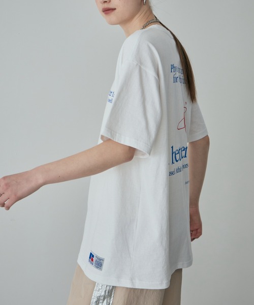 CREOLME（クレオルム）の「(CREOLME)〈ROSE BUD別注〉RUSSELL ATHLETIC×CREOLME 別注Tシャツ（Tシャツ/カットソー・レディース・グレー/ホワイト系その他・FREE）」の11枚目の写真