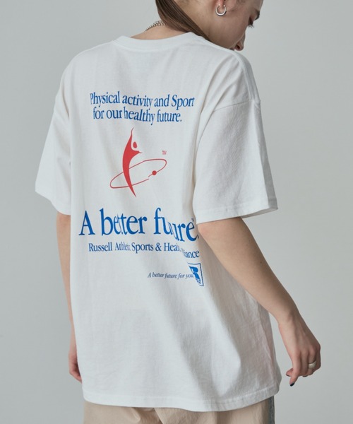 CREOLME（クレオルム）の「(CREOLME)〈ROSE BUD別注〉RUSSELL ATHLETIC×CREOLME 別注Tシャツ（Tシャツ/カットソー・レディース・グレー/ホワイト系その他・FREE）」の12枚目の写真