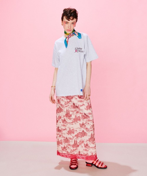 CREOLME（クレオルム）の「(CREOLME)〈ROSE BUD別注〉RUSSELL ATHLETIC×CREOLME 別注Tシャツ（Tシャツ/カットソー・レディース・グレー/ホワイト系その他・FREE）」の3枚目の写真