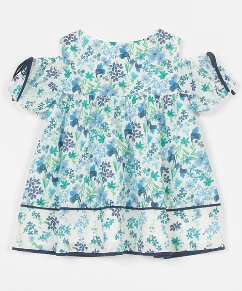 kate spade new york kids（ケイトスペードニューヨーク）の「ガールズ ラブリーガーデンブラウス（シャツ/ブラウス・キッズ・ブルー・L）」の8枚目の写真