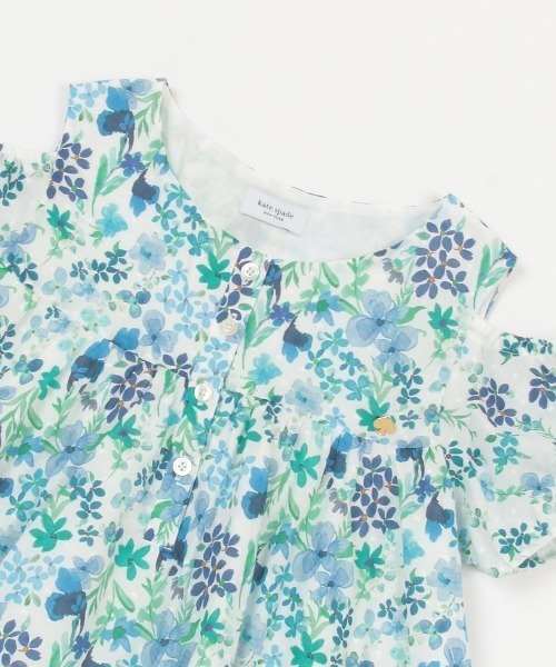 kate spade new york kids（ケイトスペードニューヨーク）の「ガールズ ラブリーガーデンブラウス（シャツ/ブラウス・キッズ・ブルー・L）」の7枚目の写真