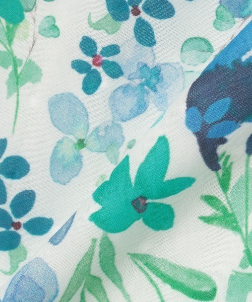 kate spade new york kids（ケイトスペードニューヨーク）の「ガールズ ラブリーガーデンブラウス（シャツ/ブラウス・キッズ・ブルー・L）」の2枚目の写真