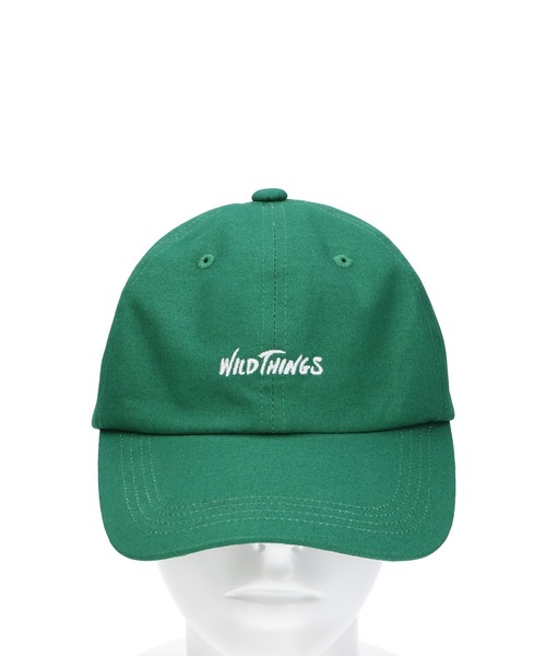 WILD THINGS(ワイルドシングス)の「WILDTHINGS LOGO CAP WT24065SL(キャップ・メンズ・ブラック/グリーン/ベージュ・ONE SIZE)」の4枚目の写真