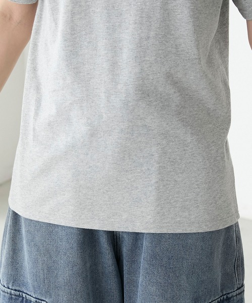 BONLECILL(ボンルシール)の「衿パールTシャツ(Tシャツ/カットソー・レディース・オフホワイト/グレー/ブラック・FREE)」の14枚目の写真