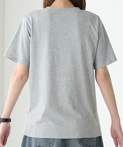 BONLECILL(ボンルシール)の「衿パールTシャツ(Tシャツ/カットソー・レディース・オフホワイト/グレー/ブラック・FREE)」の10枚目の写真
