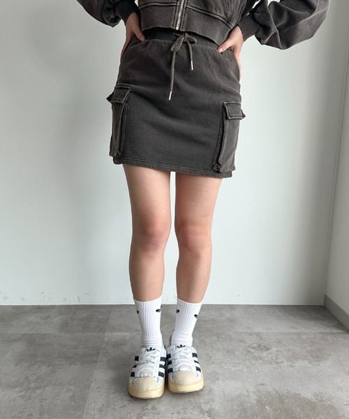 apres jour mignon(アプレジュールミニョン)の「【apres jour mignon SOIE】ピグメントポケット付きミニスカート【SETUP着用可能】【ZOZOTOWN限定アイテム】(スカート・レディース・ネイビー/ブラウン系その他/カーキ/ブラック系その他・フリー/X-LARGE)」の9枚目の写真