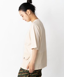 天竺xヘリンボーンピグメントTee