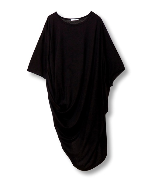 OSMOSIS（オズモーシス）の「ドレープロングプルオーバー（Tシャツ/カットソー・レディース・ブラック/グレー系その他/ホワイト・ONE SIZE）」の10枚目の写真