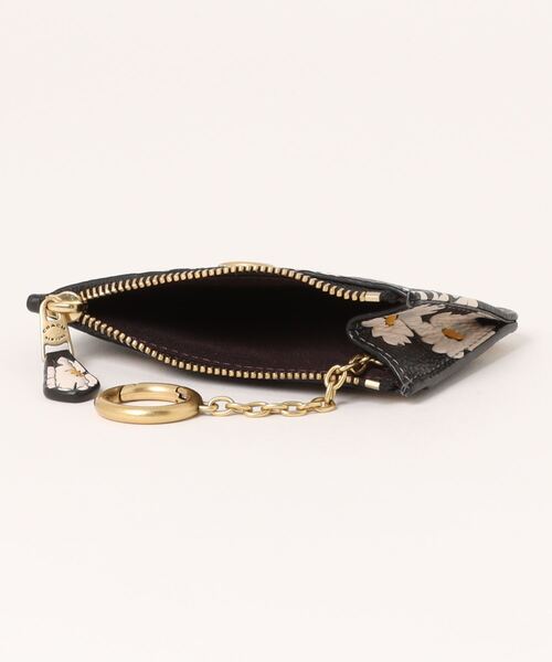 COACH(コーチ)の「ミニ スキニー ID ケース・フローラル プリント(パスケース・レディース・ブラック系その他・ONE)」の6枚目の写真
