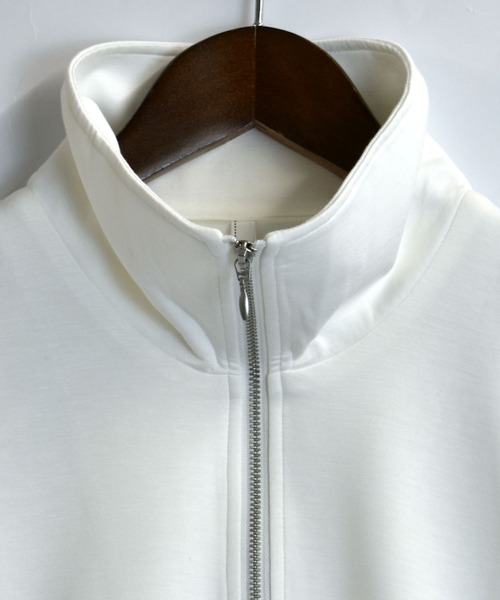 Starting Over(スターティングオーバー)の「double knit half zip T-shirt/接触冷感 ダンボールニット ハーフジップ 半袖Tシャツ(Tシャツ/カットソー・メンズ・チャコールグレー/ブラック/ホワイト・M/L/XL)」の5枚目の写真