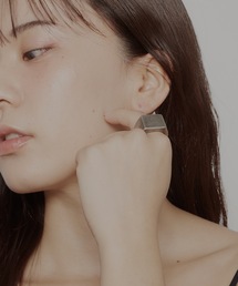 AKEL（アケル）の「【AKEL】アケル/ スクエアーリング / 金属アレルギー対応(サージカルステンレス)（リング）」