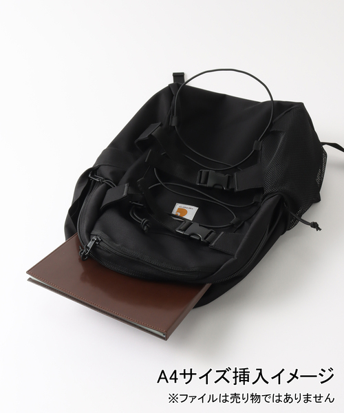 JOINT WORKS(ジョイントワークス)の「【CARHARTT WIP / カーハート ダブリューアイピー】 KICKFLIP BACKPACK(バックパック/リュック・メンズ・ブラック・FREE)」の8枚目の写真