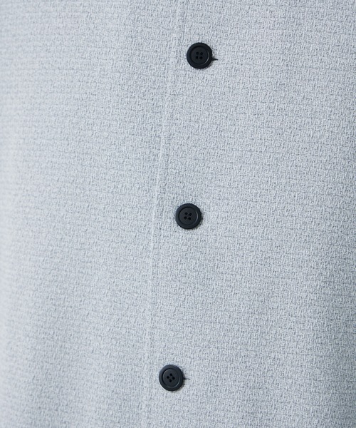 UNITED TOKYO(ユナイテッドトウキョウ)の「ラッセルサマーツイード シャツジャケット|セットアップ着用可能(ブルゾン・メンズ・ライトグレー/グレー/ブラック・1/2)」の21枚目の写真