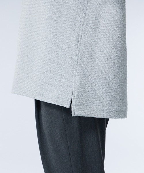 UNITED TOKYO(ユナイテッドトウキョウ)の「ラッセルサマーツイード シャツジャケット|セットアップ着用可能(ブルゾン・メンズ・ライトグレー/グレー/ブラック・1/2)」の20枚目の写真