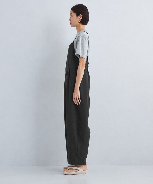 green label relaxingブラックサロペット・オーバーオール CLASSY.×green label relaxing×UNIVERSAL OVERALL]サロペット