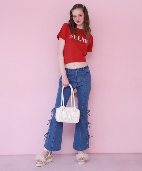 Seemi. byNICECLAUP（ シーミーバイナイスクラップ）の「【Seemi.】アソートデニムパンツ（デニムパンツ・レディース・ネイビー/ブルー/ライトブルー・MEDIUM/SMALL）」の10枚目の写真