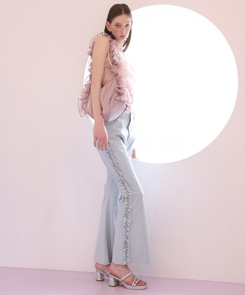 Seemi. byNICECLAUP（ シーミーバイナイスクラップ）の「【Seemi.】アソートデニムパンツ（デニムパンツ・レディース・ネイビー/ブルー/ライトブルー・MEDIUM/SMALL）」の7枚目の写真