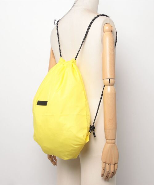 shesame（シーセム）の「ナイロンシースルーナップサック（バックパック/リュック・レディース・オフホワイト/イエロー/ピンク/グレー/ブルー・フリー）」の21枚目の写真