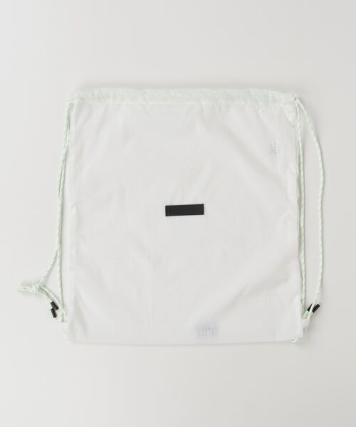 shesame（シーセム）の「ナイロンシースルーナップサック（バックパック/リュック・レディース・オフホワイト/イエロー/ピンク/グレー/ブルー・フリー）」の12枚目の写真