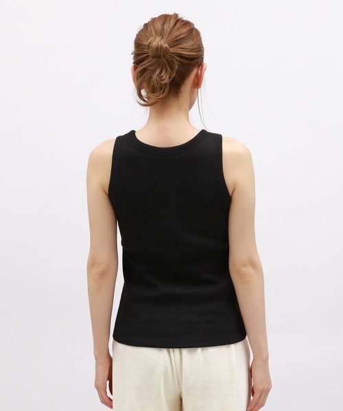 LAKOLE（ラコレ）の「【吸水速乾】リブアメスリブラトップ＜RELAXING WEAR＞ / 118992（その他トップス・レディース・その他9/オフホワイト/ブラック・SMALL/MEDIUM/LARGE）」の8枚目の写真