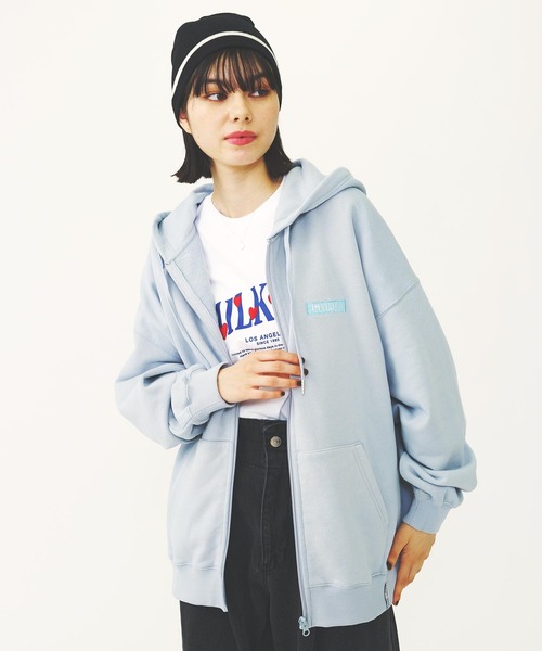 MILKFED.（ミルクフェド）の「HEART EMBROIDERED LOGO WIDE S/S TEE（Tシャツ/カットソー・レディース・ライトイエロー/ホワイト/ブラック・M/L）」の10枚目の写真