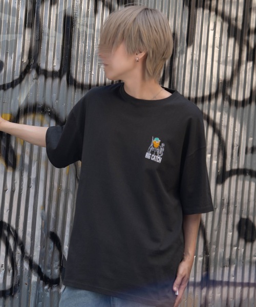 SILVER BULLET(シルバーバレット)の「『SILVER BULLET SELECT AP/シルバーバレットセレクト』部分サガラ胸刺繍半袖Tシャツ【Z】(Tシャツ/カットソー・メンズ・グリーン系1/ホワイト系3/ホワイト系2/オレンジ系1/ネイビー系1/ホワイト系4/グレー系1/ホワイト系1・L/M)」の5枚目の写真