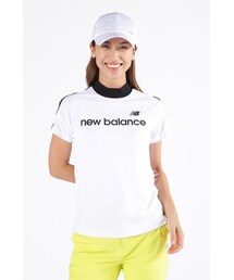 【new balance golf】ダブルフェイス裏ハニカム 半袖 モックネック プルオーバー (WOMENS SPORT)