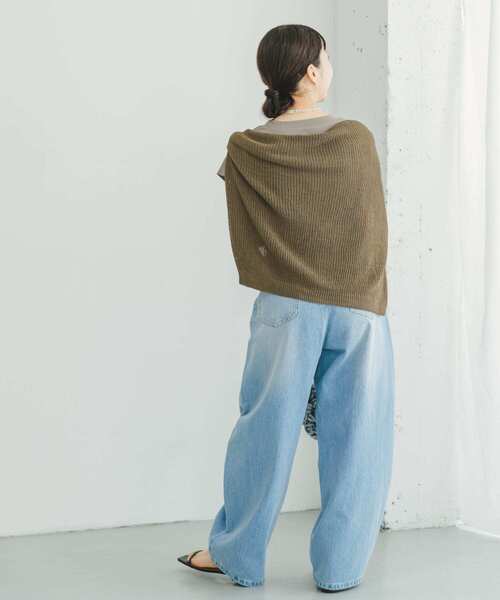 ITEMS URBANRESEARCH（アイテムズ アーバンリサーチ）の「コクーンシルエットデニム（デニムパンツ・レディース・ライトブルー/インディゴブルー・SMALL/MEDIUM）」の14枚目の写真