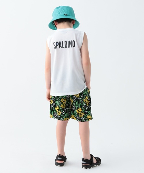 SPALDING(スポルディング)の「【SPALDING(スポルディング)】ドライ天竺タンク(KIDS)(タンクトップ・キッズ・ホワイト/オリーブ/チャコール・130cm/150cm)」の16枚目の写真