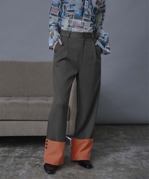 miette | 配色ロールアップワイドパンツ(その他パンツ)