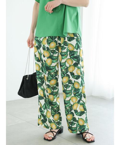 Te chichi（テチチ）の「柄アソートサテンイージーストレートパンツ（その他パンツ・レディース・カーキ/オフホワイト/チャコールグレー/ベージュ・F）」の17枚目の写真