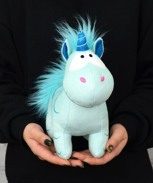 ユニコーン型ぬいぐるみ 本体 ユニコーン ぬいぐるみ 羽付き カラフル オーロラ AURORA