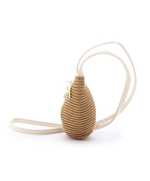 SHOO・LA・RUE（シューラルー）の「◆ブレードリボンポシェット（ショルダーバッグ・キッズ・ライトベージュ/キャメル・00）」の9枚目の写真