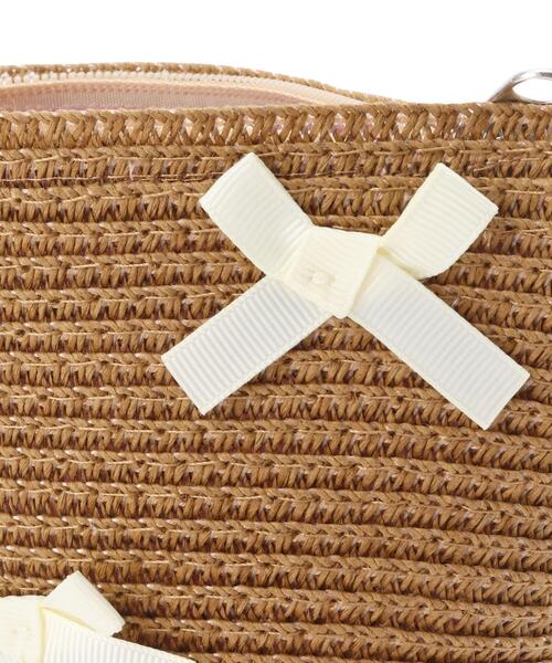 SHOO・LA・RUE（シューラルー）の「◆ブレードリボンポシェット（ショルダーバッグ・キッズ・ライトベージュ/キャメル・00）」の7枚目の写真