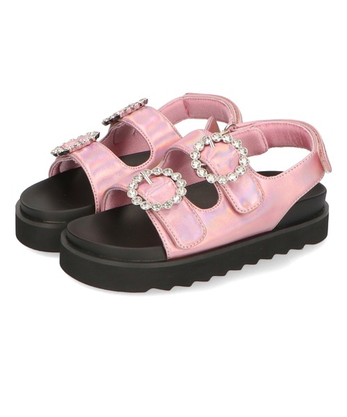 ORiental TRaffic（オリエンタルトラフィック）の「厚底メタリックビジューサンダル/K-455（サンダル・キッズ・シルバー/ピンク・19.0cm/18.0cm/17.0cm/16.0cm/21.0cm/20.0cm）」の13枚目の写真