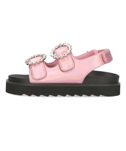 ORiental TRaffic（オリエンタルトラフィック）の「厚底メタリックビジューサンダル/K-455（サンダル・キッズ・シルバー/ピンク・19.0cm/18.0cm/17.0cm/16.0cm/21.0cm/20.0cm）」の11枚目の写真