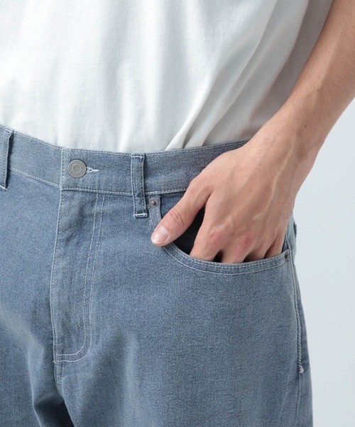 BAYFLOW(ベイフロー)の「クールタッチパッチワークデニム(デニムパンツ・メンズ・ブラック/ライトブルー・MEDIUM/LARGE)」の11枚目の写真