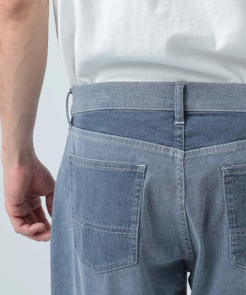 BAYFLOW(ベイフロー)の「クールタッチパッチワークデニム(デニムパンツ・メンズ・ブラック/ライトブルー・MEDIUM/LARGE)」の13枚目の写真