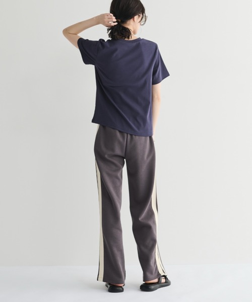 MERLOT(メルロー)の「コットン混クロップドリボンT(Tシャツ/カットソー・レディース・ライトグレー/ネイビー・FREE)」の15枚目の写真