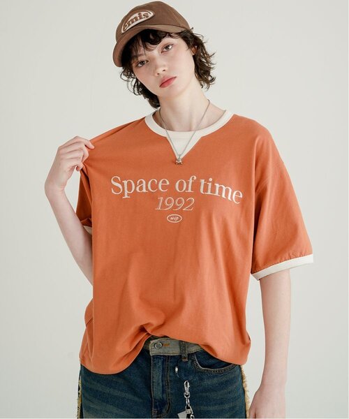 WV PROJECT(ダブリューブイプロジェクト)の「【WV PROJECT】Rest rain 12 sleeve t-shirts MJST7727(Tシャツ/カットソー・メンズ・ライトグレー/ブラック/ネイビー/オフホワイト/オレンジ系・S/M/L)」の5枚目の写真