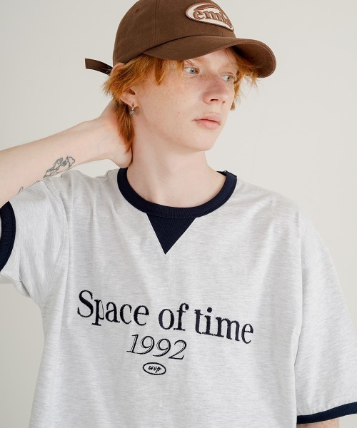 WV PROJECT(ダブリューブイプロジェクト)の「【WV PROJECT】Rest rain 12 sleeve t-shirts MJST7727(Tシャツ/カットソー・メンズ・ライトグレー/ブラック/ネイビー/オフホワイト/オレンジ系・S/M/L)」の1枚目の写真