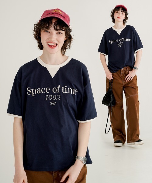 WV PROJECT(ダブリューブイプロジェクト)の「【WV PROJECT】Rest rain 12 sleeve t-shirts MJST7727(Tシャツ/カットソー・メンズ・ライトグレー/ブラック/ネイビー/オフホワイト/オレンジ系・S/M/L)」の14枚目の写真